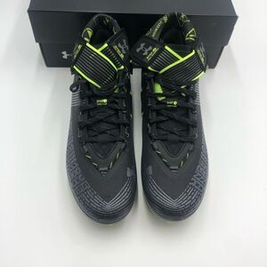 Brand New Under Armour Highlight Mc Football Cleats Black Jet Grey For Men‎ 10.5